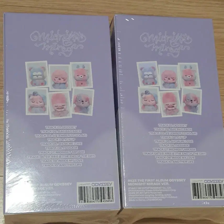 [SOLD OUT] 라이즈 보이스키링앨범 미드나잇미라지 버전 (성찬)