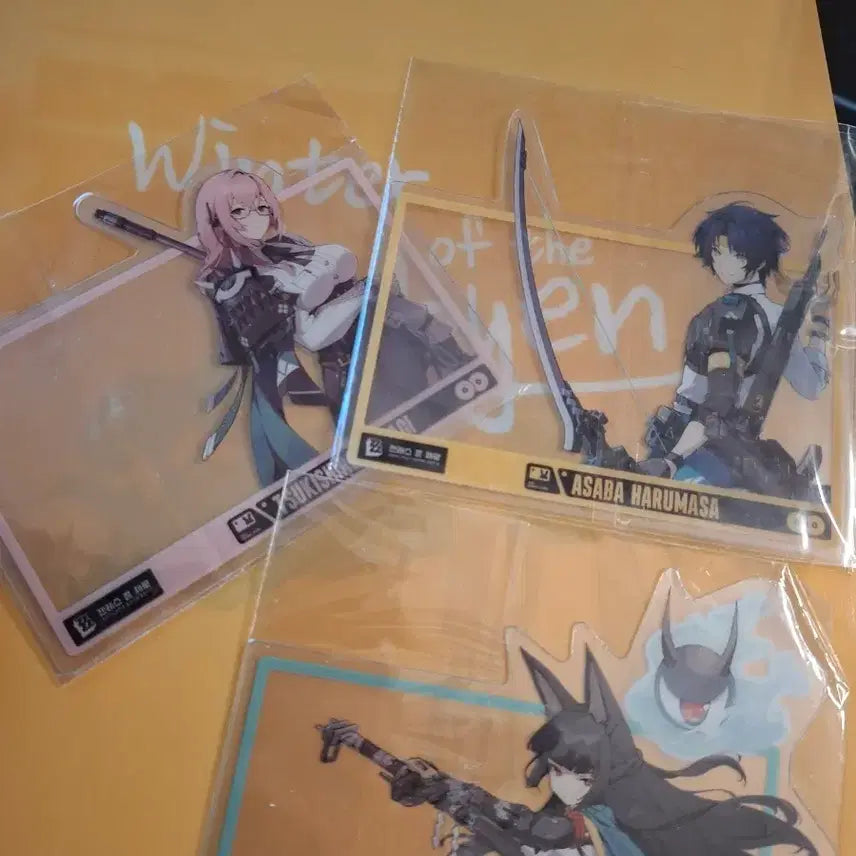 [BUNJANG] Zenless Zone Zero Winter Pop-up Store Transparent Card Bundle Set / 젠레스 존 제로 / 젠존제 겨울 팝업스토어 투명카드 3종 일괄
