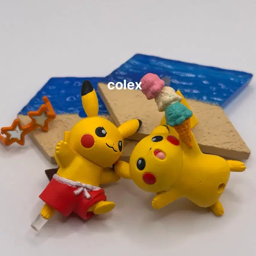 [BUNJANG] Pokemon Pikachu Seaside Re-Ment Figure Bundle Set / 포켓몬 피카츄 씨사이드 리멘트 피규어