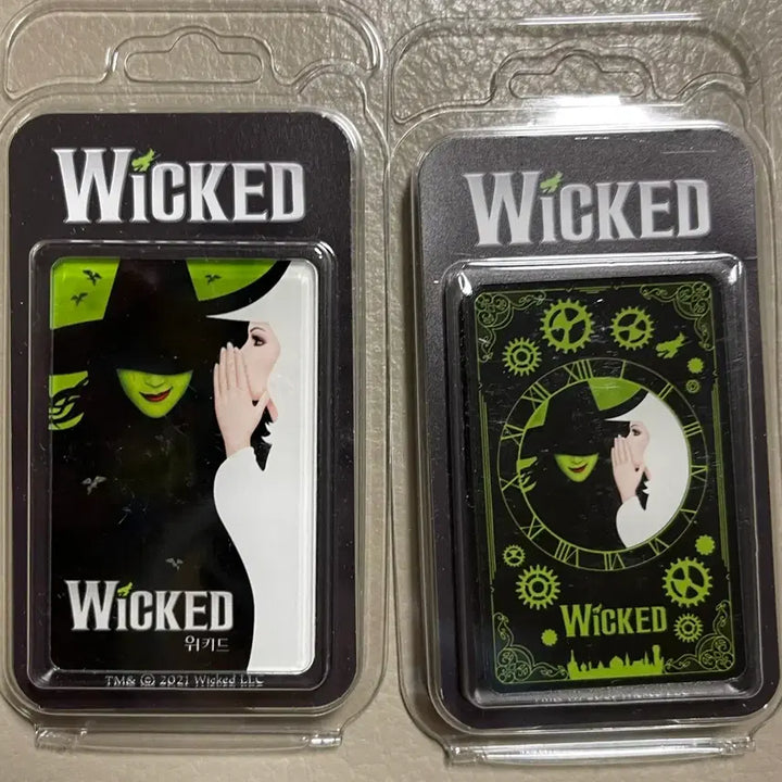 [BUNJANG] Wicked Musical Magnet Set (2-Piece) - Sealed / 뮤지컬 위키드 마그넷 2종 세트 미개봉 새제품