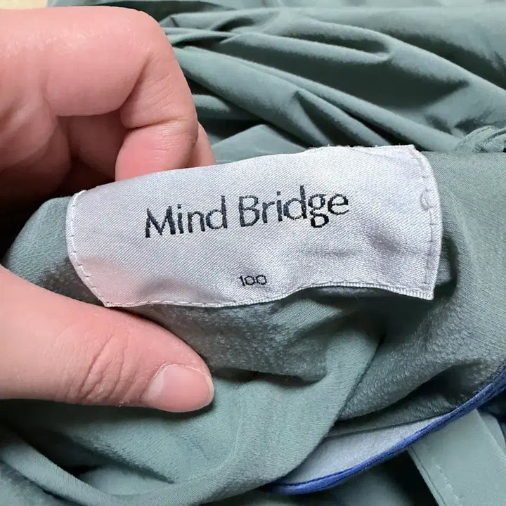 [BUNJANG] Mind Bridge 100 Size Cotton Blend Trench Coat / 마인드 브릿지 정품 100사이즈 바스락 쫀쫀 트렌치코트