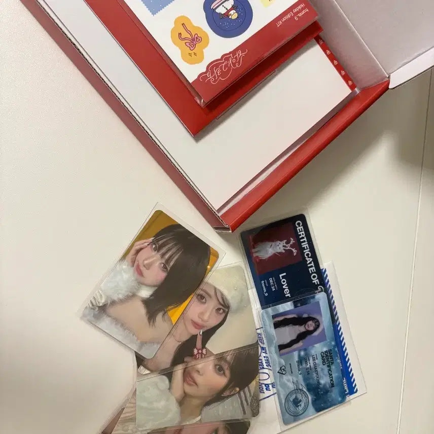 [SOLD OUT] 프로미스나인 하얀그리움 키트 개봉 판매(포카 포함)