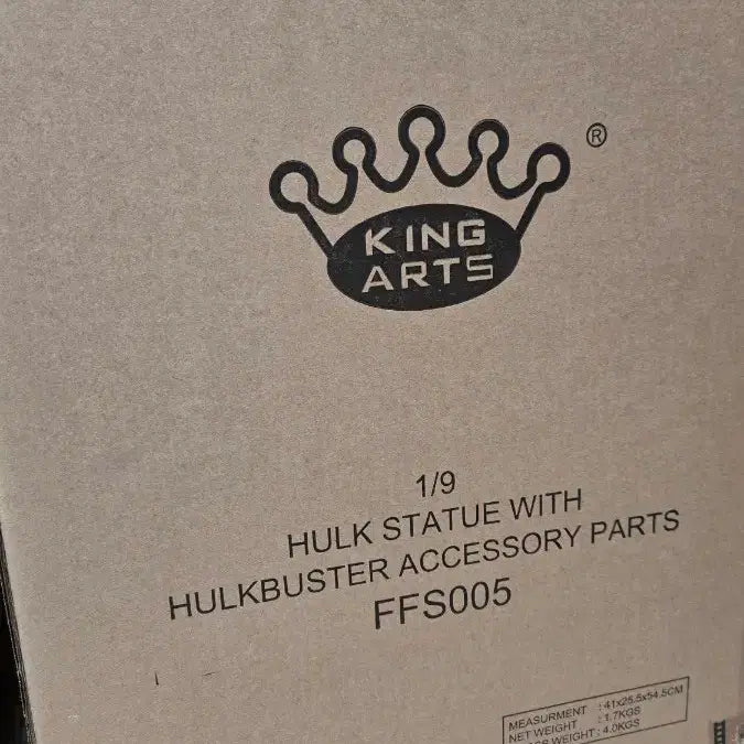 [BUNJANG] King Arts Hulkbuster &amp; Hulk Figure Set / [킹아츠] 1/9 합금 헐크버스터 &amp; 헐크 (액세서리 파츠 포함)