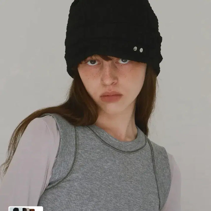 [BUNJANG] Milowoman Symbol Lace Beanie / 밀로우먼 심볼 레이스 비니