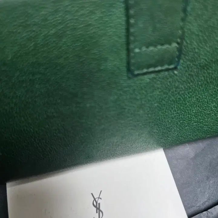 [BUNJANG] YSL Green Long Wallet / 정품 YSL 그린 장지갑