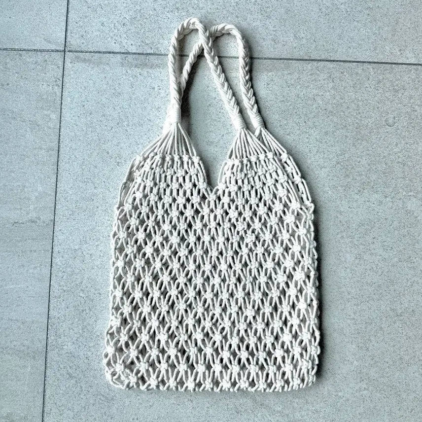 [BUNJANG] Ivory Net Bag / 아이보리 네트백
