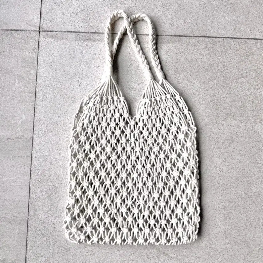 [BUNJANG] Ivory Net Bag / 아이보리 네트백