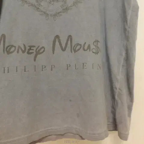 [BUNJANG] Philip Mickey Print T-shirt / 고급 미키 프린팅 필립 티셔츠
