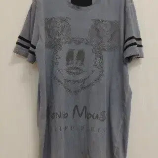 [BUNJANG] Philip Mickey Print T-shirt / 고급 미키 프린팅 필립 티셔츠