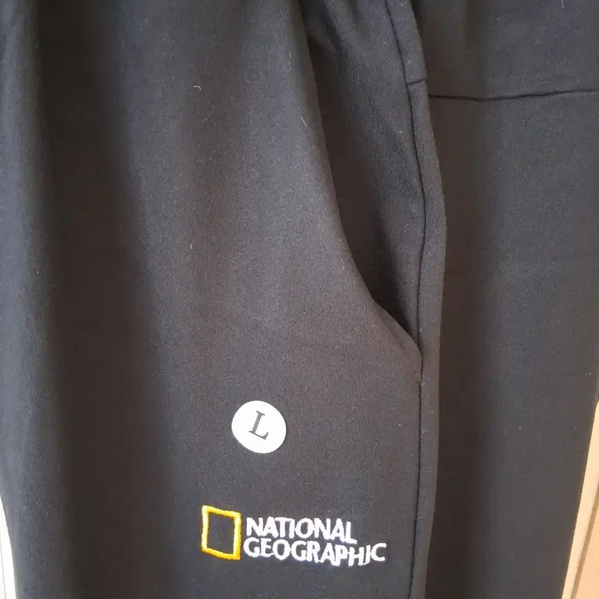 [BUNJANG] National Geographic Jogger Pants / 내셔널지오그래픽 춘추용 조거타잎 면바지  L 새상품