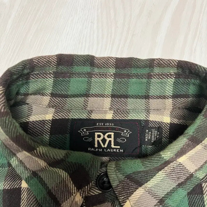 [BUNJANG] RRL Flannel Check Shirt / RRL 더블알엘 플란넬 체크 셔츠 남방