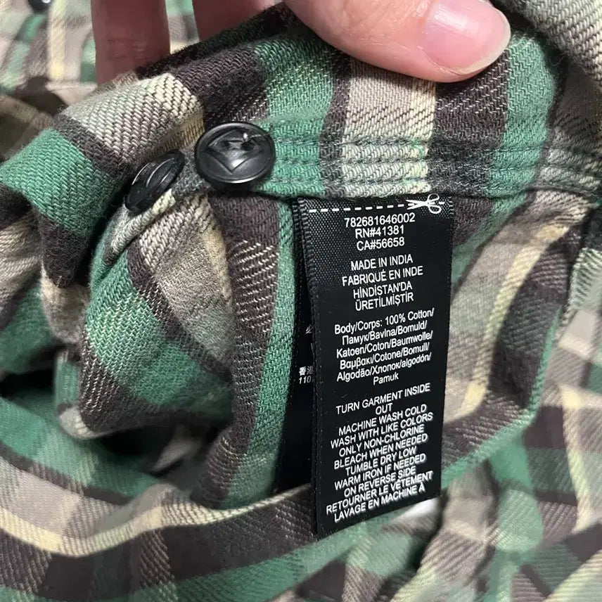 [BUNJANG] RRL Flannel Check Shirt / RRL 더블알엘 플란넬 체크 셔츠 남방