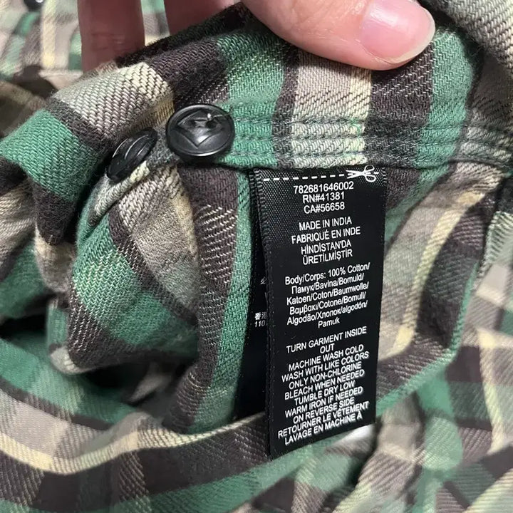 [BUNJANG] RRL Flannel Check Shirt / RRL 더블알엘 플란넬 체크 셔츠 남방