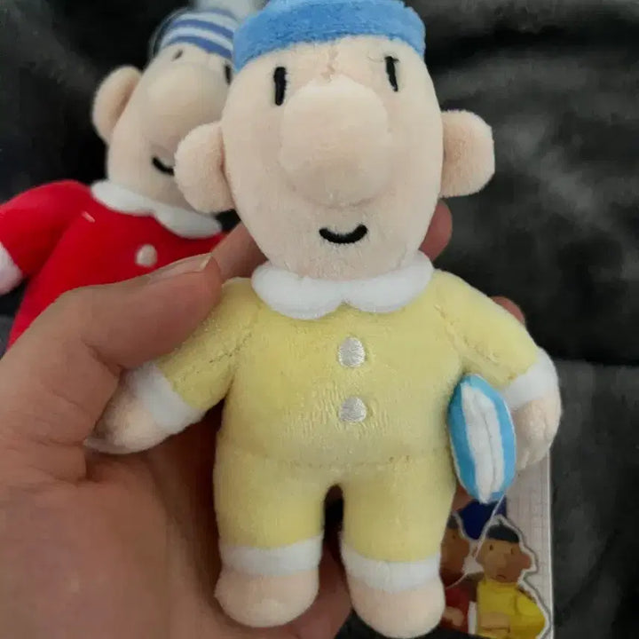 [BUNJANG] Pat &amp; Mat Pajama Doll Keyring Bundle Set / (일괄) 패트와 매트 파자마 인형 키링