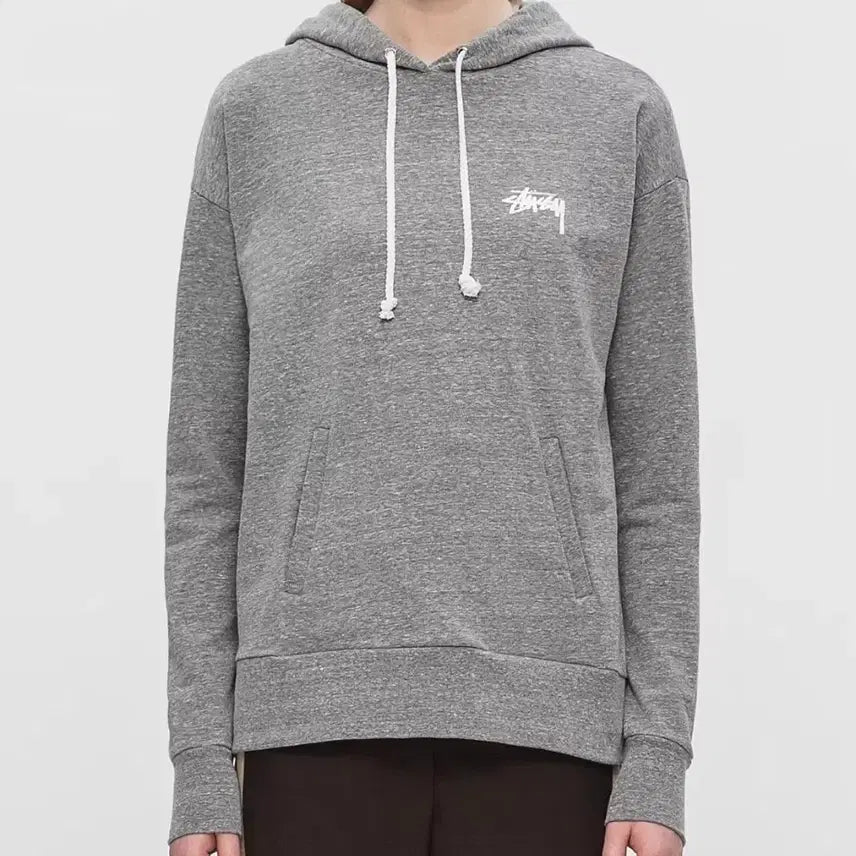 [BUNJANG] Stussy Graphic Hooded Zip-up Gray S / 스투시 그래픽 후드집업 그레이 S