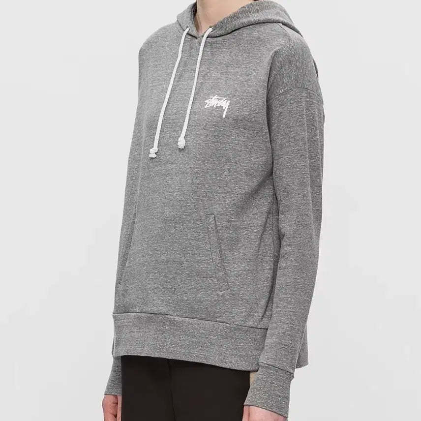 [BUNJANG] Stussy Graphic Hooded Zip-up Gray S / 스투시 그래픽 후드집업 그레이 S