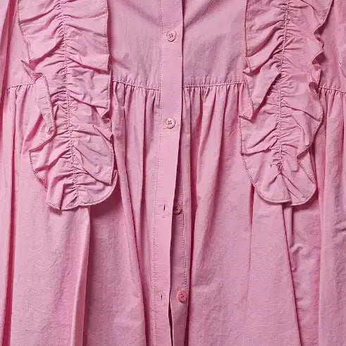 [BUNJANG] Frill Cotton Blouse / 프릴 면 블라우스 44.55