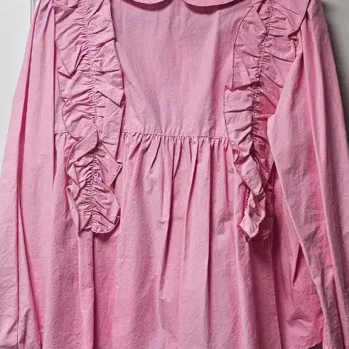 [BUNJANG] Frill Cotton Blouse / 프릴 면 블라우스 44.55