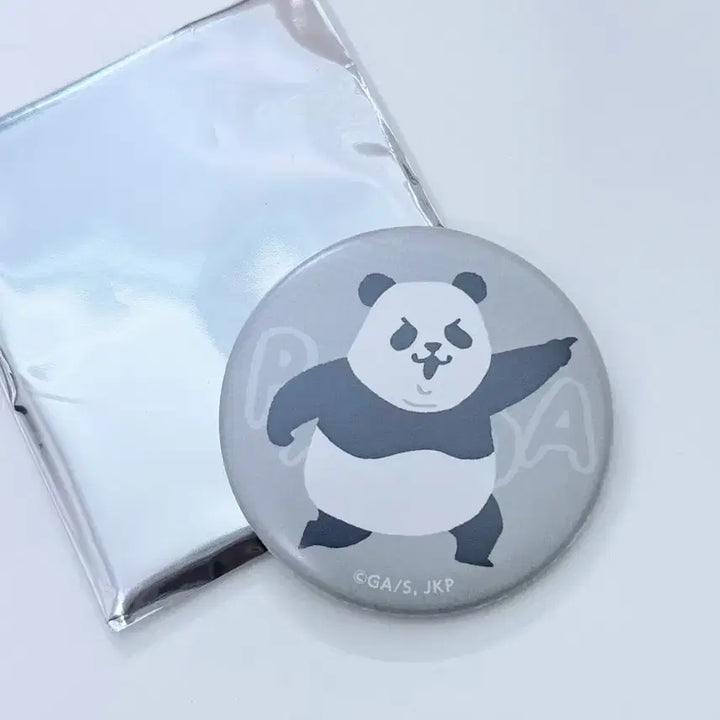[BUNJANG] Jujutsu Kaisen Yurupalette Panda Badge / 주술회전 유루파레트 캔뱃지 - 판다