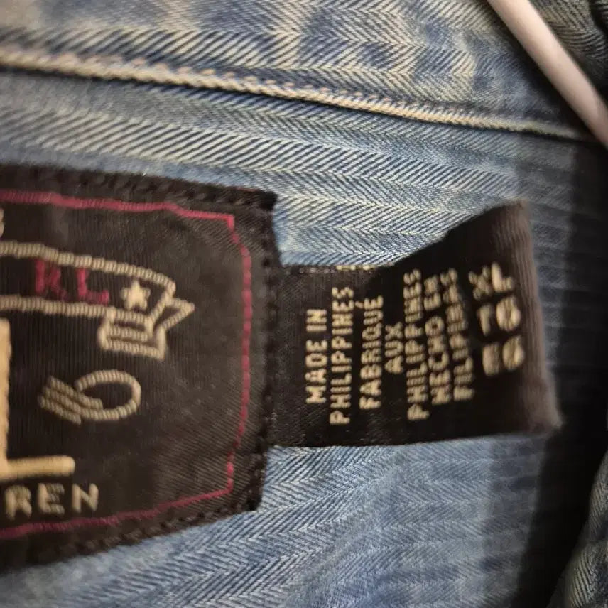 [SOLD OUT] RRL 인디고 헤링본 트윌 워크셔츠 (새상품 XL)