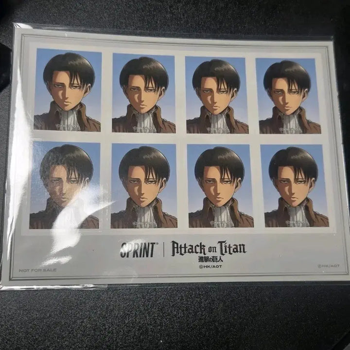[SOLD OUT] (미개봉 새상품) 진격의거인 포스터 A3 + 스프린트 리바이 증명사진