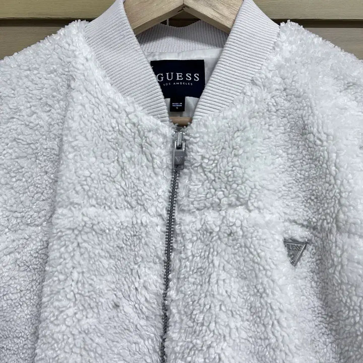 [BUNJANG] Guess Ivory Boucle Blouson Jacket - Women&