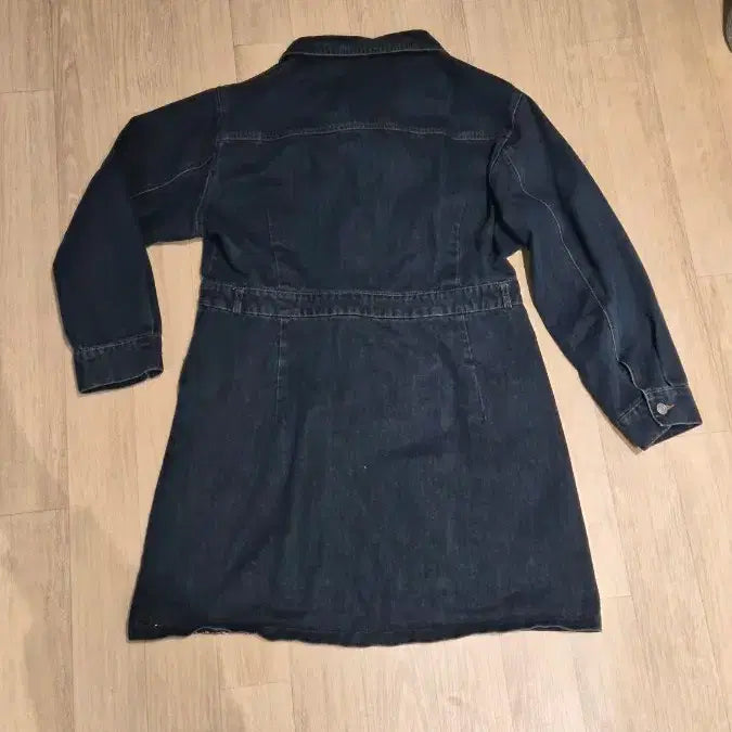 [BUNJANG] Denim Shirt Dress / 데님셔츠원피스