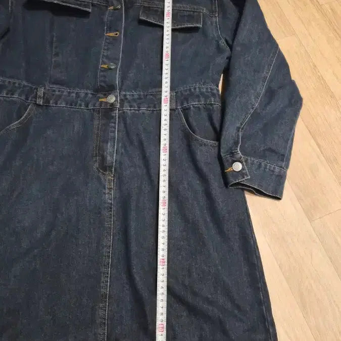 [BUNJANG] Denim Shirt Dress / 데님셔츠원피스