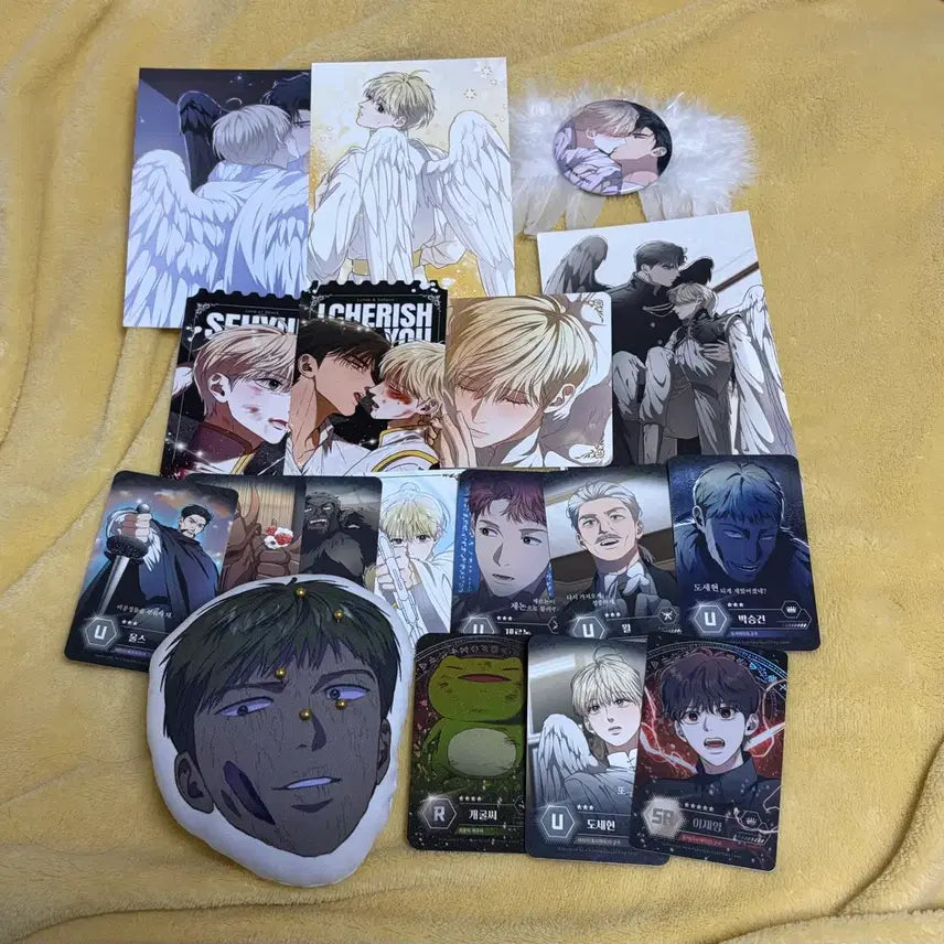 [BUNJANG] Fantasy Life Player Nah Se-hyun Bundle Set Can Badge Postcard POB / 일괄 판타지트 플레이어로 살아남는 방법 플살법 넬세현 캔뱃지 엽서 특전