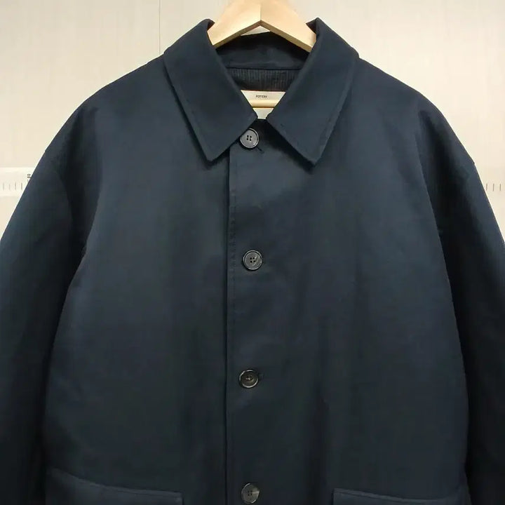 [BUNJANG] pottery Navy Blue Single Trench Coat / pottery 네이비 블루 싱글 트렌치 코트