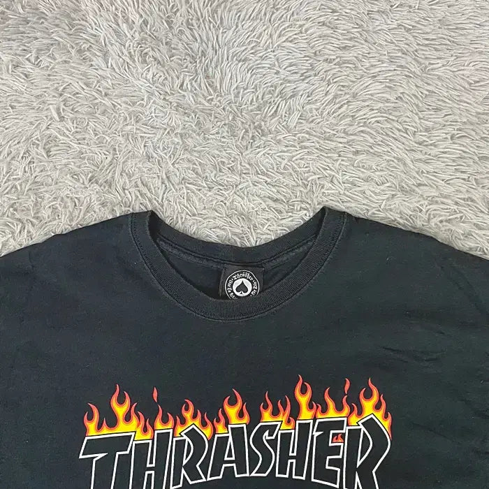 [BUNJANG] Thrasher Round Neck Short Sleeve T-shirt L / 트레셔 반팔 라운드넥 티셔츠 L