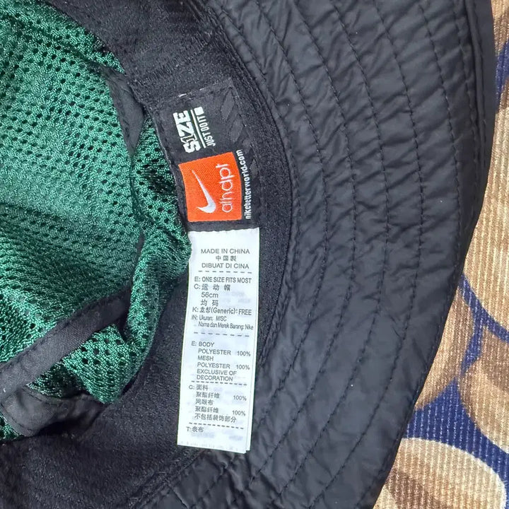 [BUNJANG] Nike Woven Nylon Bucket Hat (Black) / 10s나이키 우븐 나일론 버킷햇(블랙)