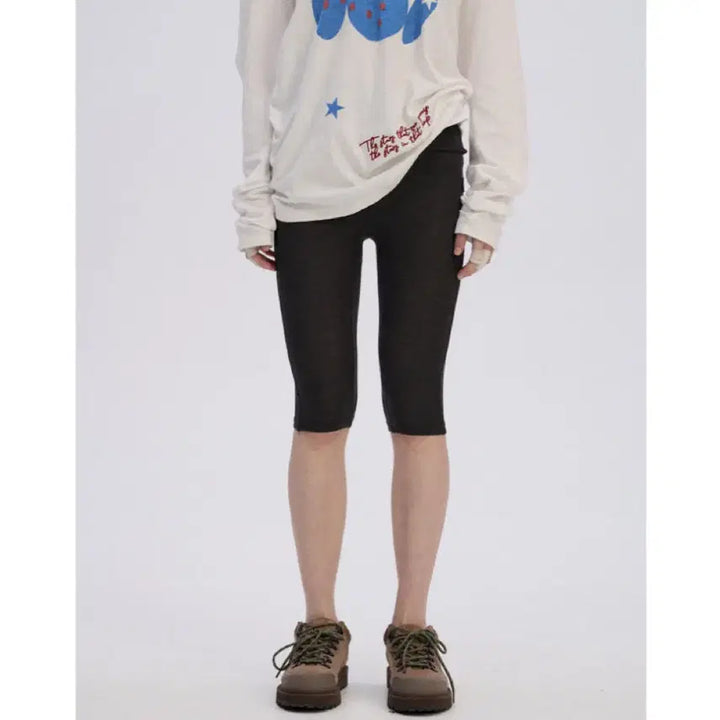[BUNJANG] ACHIHARA High-Waist Slimming Riding Shorts / ACHIHARA 아치하라 레깅스 반바지 하이웨이스트 슬리밍 라이딩 팬츠