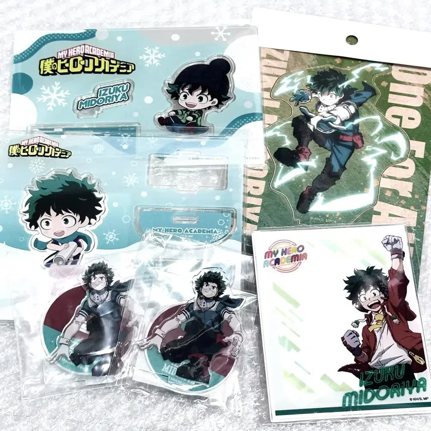 [BUNJANG] My Hero Academia Midoriya Izuku Acrylic Stand Bundle / 히로아카 미도리야 이즈쿠 아크릴 스탠드 일괄