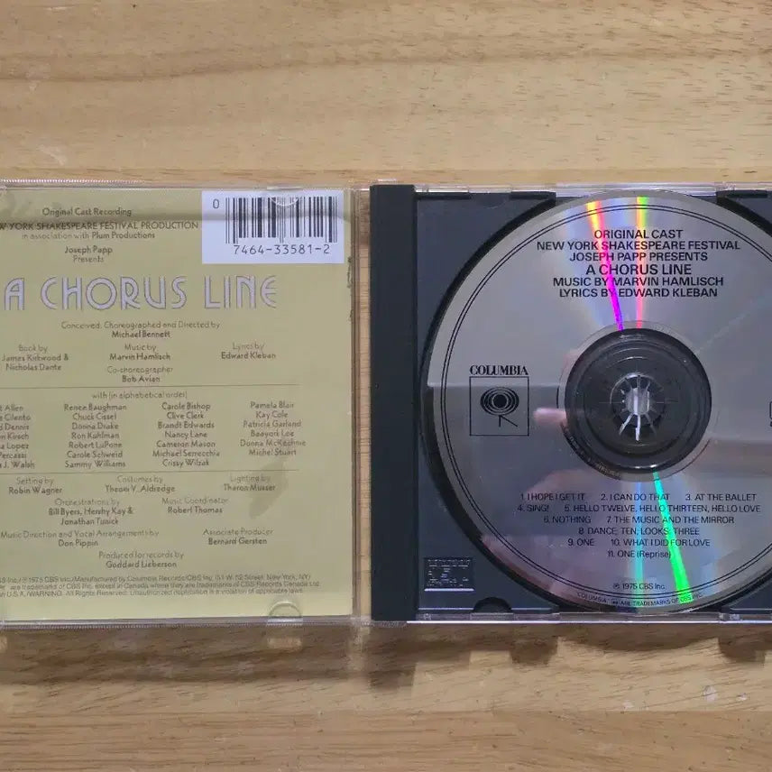 [BUNJANG] A Chorus Line Original Broadway Cast Recording CD / CD 음반 A Chorus Line 코러스 라인 - 미국반