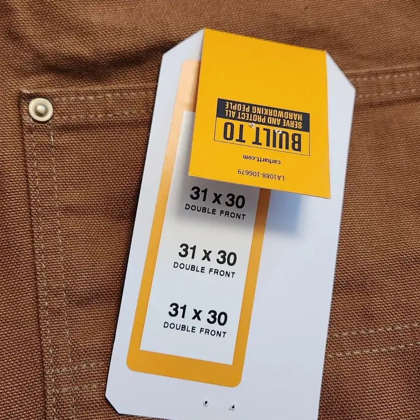 [BUNJANG] Carhartt B01 Brown Jeans / 새상품 칼하트 더블니 B01 브라운 31/30 USA made