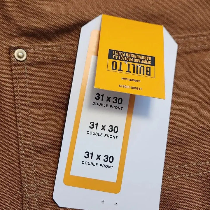 [BUNJANG] Carhartt B01 Brown Jeans / 새상품 칼하트 더블니 B01 브라운 31/30 USA made