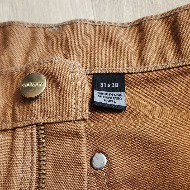 [BUNJANG] Carhartt B01 Brown Jeans / 새상품 칼하트 더블니 B01 브라운 31/30 USA made