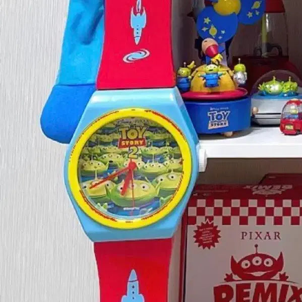 [BUNJANG] Disney Toy Story Alien Wall Clock / 디즈니 토이스토리 알린 벽시계