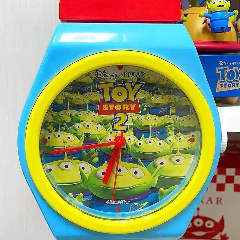 [BUNJANG] Disney Toy Story Alien Wall Clock / 디즈니 토이스토리 알린 벽시계