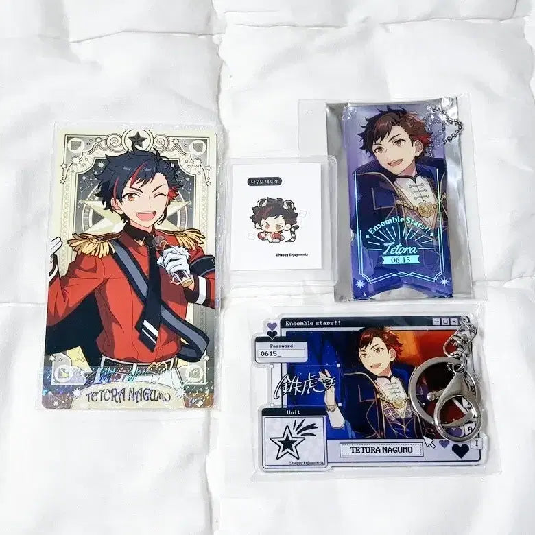 [BUNJANG] Ensemble Stars Nagumo Tetora Bundle Set / 앙스타 유성대 테토라 굿즈 세트: 아르카나 카페 띠부씰 깃발 아크릴 키링