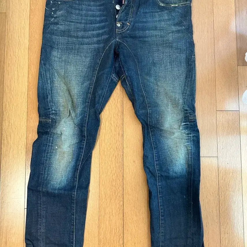[BUNJANG] Dsquared2 Biker Oil Washing Jeans / 디스퀘어드2 바이커 오일워싱 진 44 사이즈