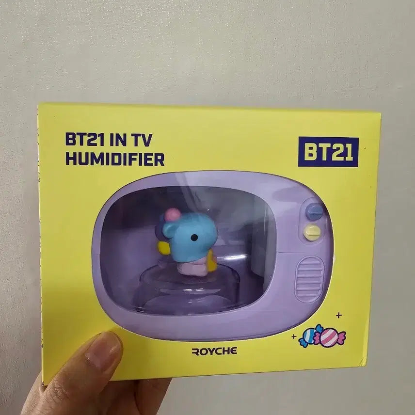 [BUNJANG] BT21 MANG TV Model LED Humidifier Figure / ㅣ방탄 BT21 TV모형 휴대용 무선 LED 무드등 가습기 MANG