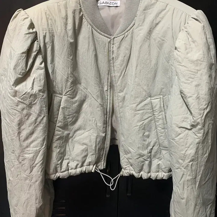 [BUNJANG] Gabizon Puff Crop Spring Jumper / 가비존 퍼프크롭 봄점퍼