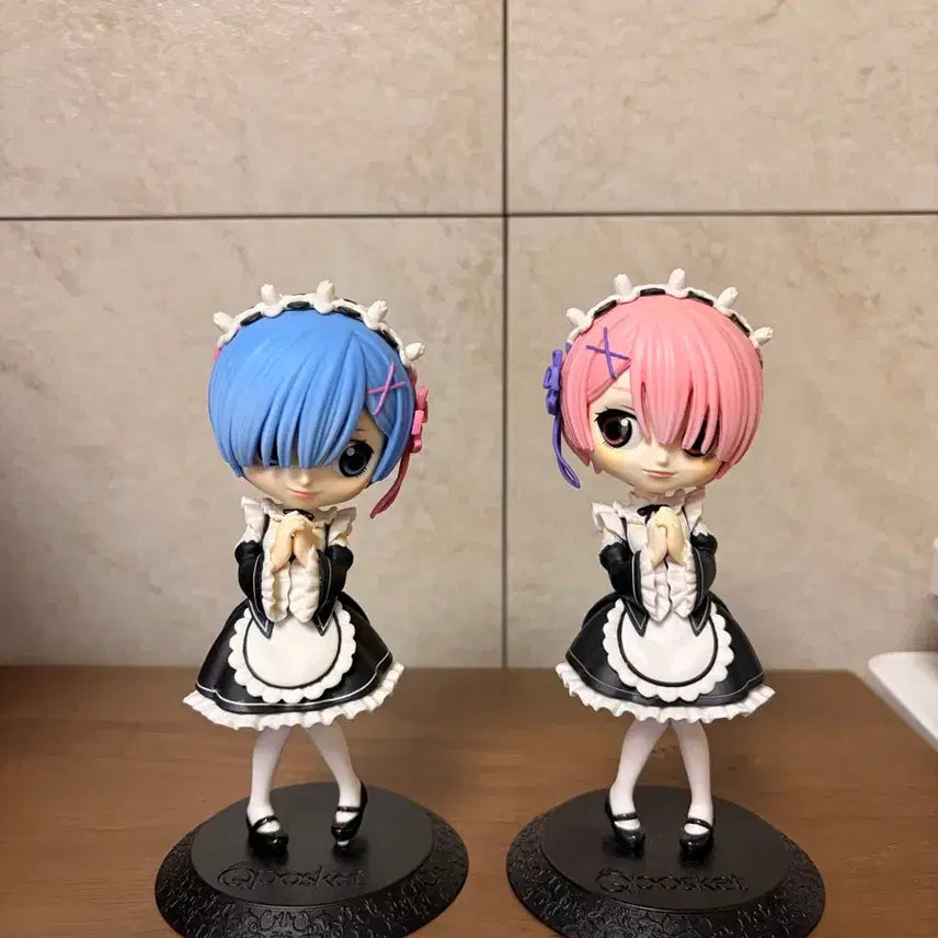 [BUNJANG] Rem Ram Q Posket Figure / 렘,람 큐포스켓 피규어