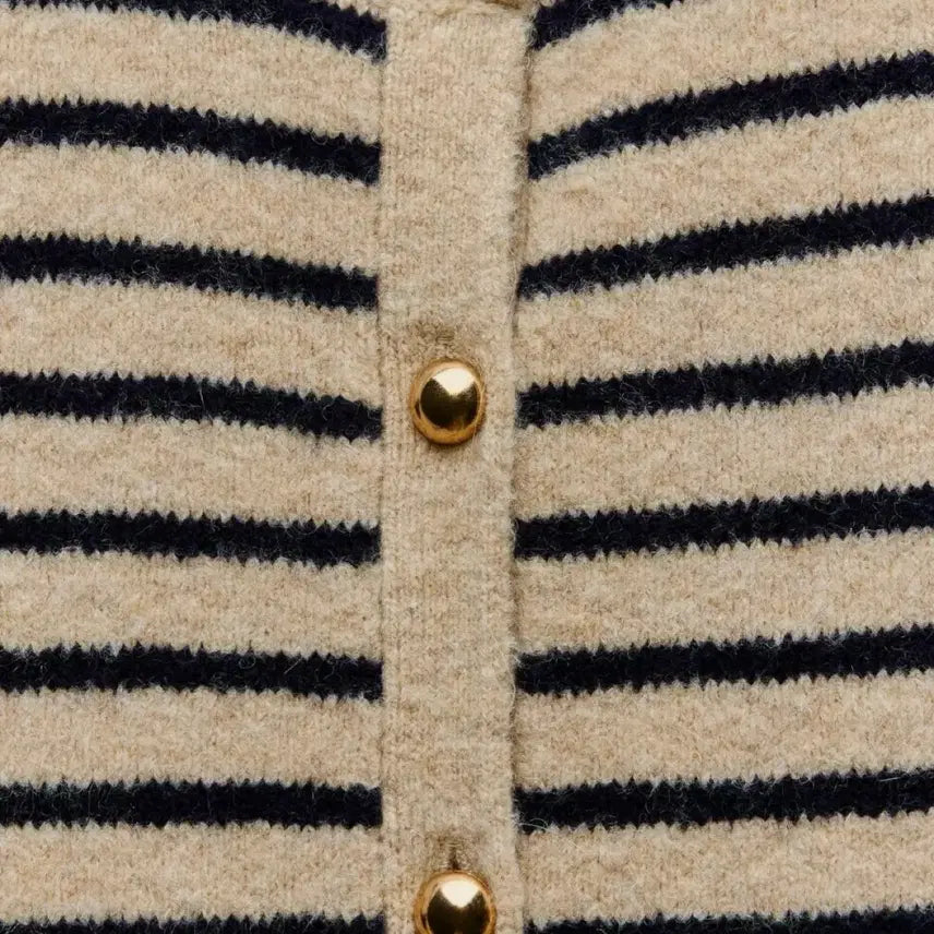 [BUNJANG] Zara Striped Knit Cardigan / 자라 스트라이프 니트 가디건