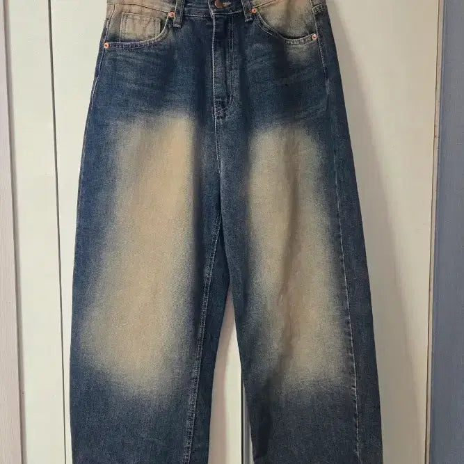 [BUNJANG] OOTJ Washed Wide Jeans / OOTJ 워싱 와이드 청바지 27~28 남.여