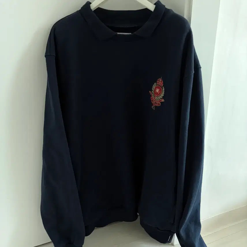[BUNJANG] thisisneverthat Polo Neck Sweatshirt M / 디네댓 디스이즈네버댓 폴로넥 맨투맨 M