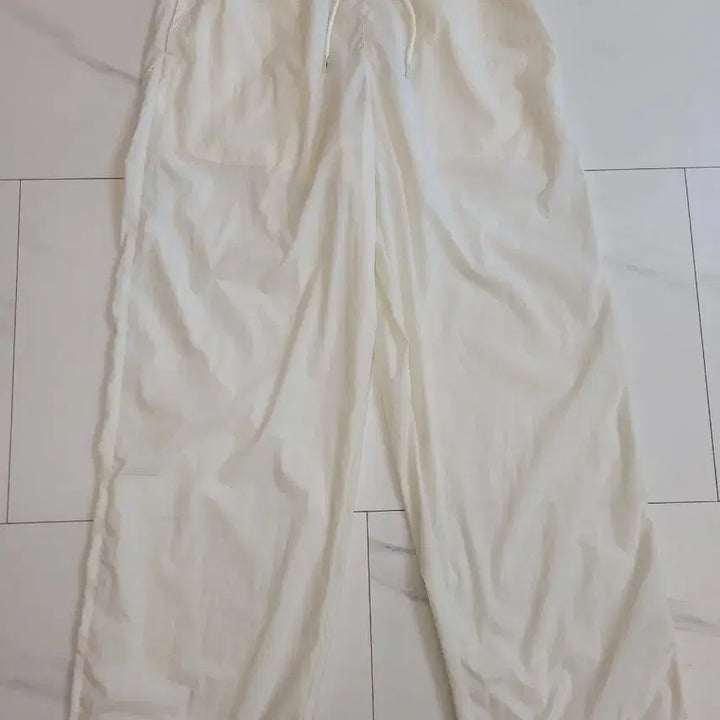 [BUNJANG] Code:graphy Cream M Size String Pants / 코드그라피  크림색 M사이즈 화섬 스트링 팬츠 남여공용 새상품
