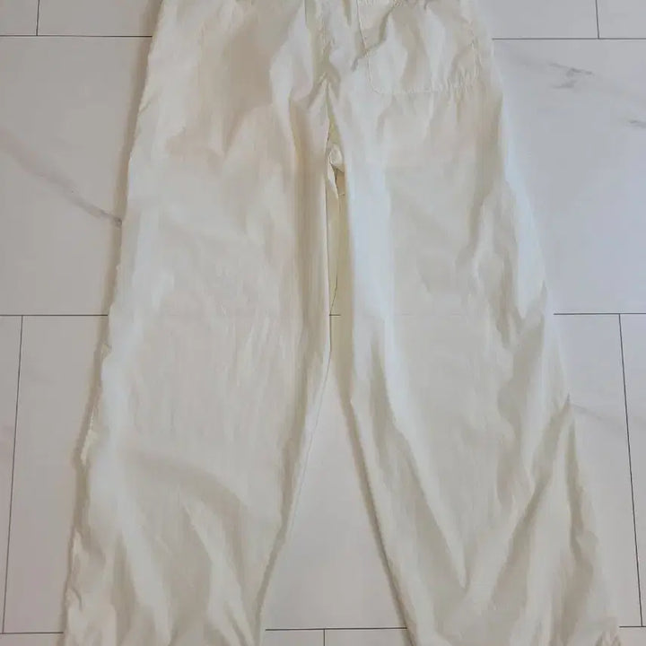 [BUNJANG] Code:graphy Cream M Size String Pants / 코드그라피  크림색 M사이즈 화섬 스트링 팬츠 남여공용 새상품